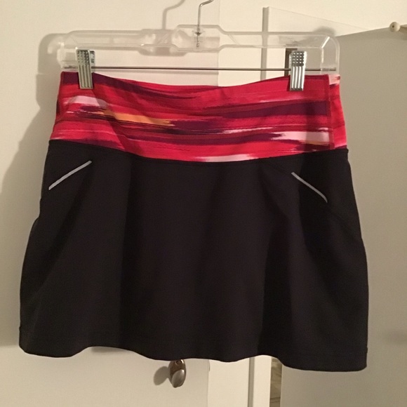 Athleta Pull-on Black Skirt Skort